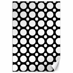 Tileable Circle Pattern Polka Dots Canvas 20  X 30   by Alisyart