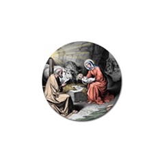 The Birth Of Christ Golf Ball Marker (4 Pack) by Valentinaart