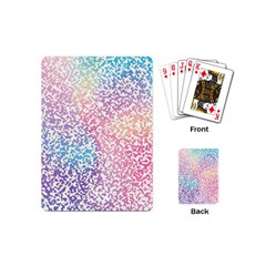 Festive Color Playing Cards (mini)  by Colorfulart23