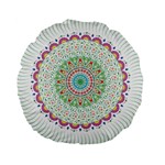 Flower Abstract Floral Standard 15  Premium Round Cushions Front