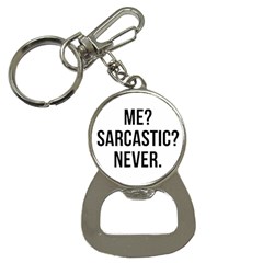 Me Sarcastic Never Button Necklaces by FunnyShirtsAndStuff