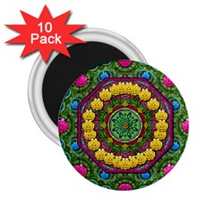 Bohemian Chic In Fantasy Style 2 25  Magnets (10 Pack)  by pepitasart