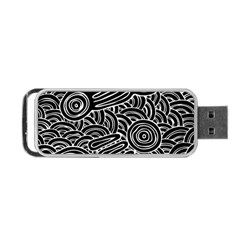 Meeting Places Portable Usb Flash (two Sides) by hogartharts