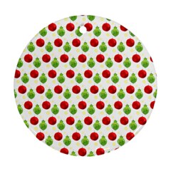 Watercolor Ornaments Round Ornament (two Sides) by patternstudio