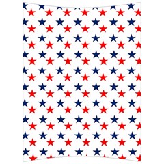 Patriotic Red White Blue Stars Usa Back Support Cushion by Celenk