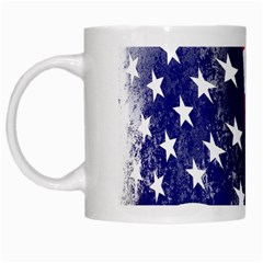 Usa Flag America American White Mugs by Celenk