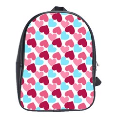 Bold Valentine Heart School Bag (large) by Bigfootshirtshop