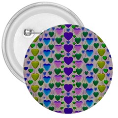 Love In Eternity Is Sweet As Candy Pop Art 3  Buttons by pepitasart
