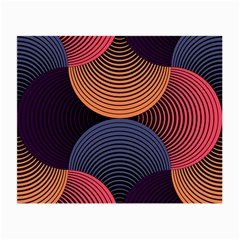 Geometric Swirls Small Glasses Cloth (2-side) by Celenk