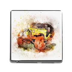 Car Old Car Fart Abstract Memory Card Reader (square) by Celenk