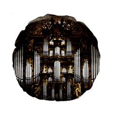 Organ Church Music Organ Whistle Standard 15  Premium Round Cushions by Celenk