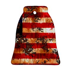 American Flag Usa Symbol National Bell Ornament (two Sides) by Celenk