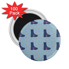 Deer Boots Teal Blue 2 25  Magnets (100 Pack)  by snowwhitegirl