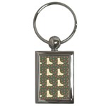 Green Boot Key Chains (Rectangle)  Front
