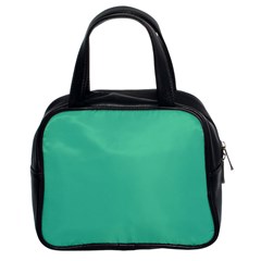 Seafoamy Green Classic Handbags (2 Sides) by snowwhitegirl