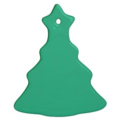 Seafoamy Green Ornament (christmas Tree)  by snowwhitegirl