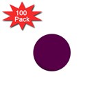 Magenta Ish Purple 1  Mini Buttons (100 pack)  Front