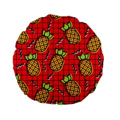 Fruit Pineapple Red Yellow Green Standard 15  Premium Round Cushions by Alisyart