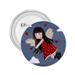 Cupid Girl 2 25  Buttons by Valentinaart