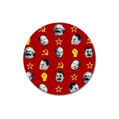 Communist Leaders Magnet 3  (round) by Valentinaart