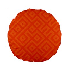 Seamless Pattern Design Tiling Standard 15  Premium Round Cushions by Nexatart