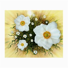 Summer Anemone Sylvestris Small Glasses Cloth (2-side) by Nexatart