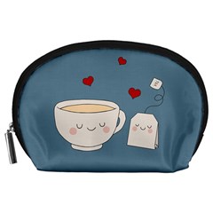 Cute Tea Accessory Pouches (large)  by Valentinaart