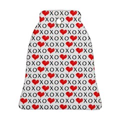 Xoxo Valentines Day Pattern Bell Ornament (two Sides) by Valentinaart