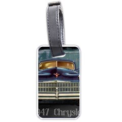 Vintage Car Automobile Luggage Tags (one Side)  by Nexatart