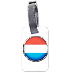 Luxembourg Nation Country Red Luggage Tags (one Side)  by Nexatart