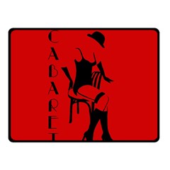 Cabaret Double Sided Fleece Blanket (small)  by Valentinaart