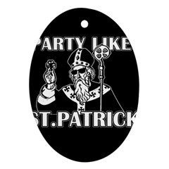  St  Patricks Day  Ornament (oval) by Valentinaart