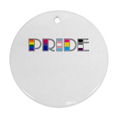 Pride Round Ornament (two Sides) by Valentinaart