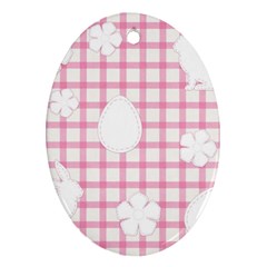 Easter Patches  Ornament (oval) by Valentinaart