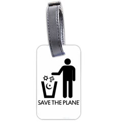 Save The Planet - Religions  Luggage Tags (one Side)  by Valentinaart