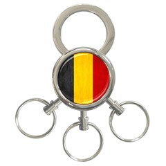 Belgium Flag 3-ring Key Chains by Valentinaart