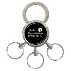 Football Fan  3-ring Key Chains by Valentinaart