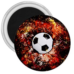 Football  3  Magnets by Valentinaart