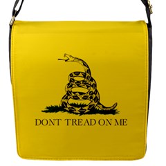 Gadsden Flag Don t Tread On Me Flap Messenger Bag (s) by snek