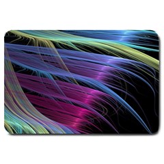 Abstract Satin Large Doormat  by Sapixe