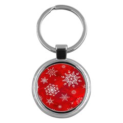 Christmas Pattern Key Chains (round)  by Sapixe