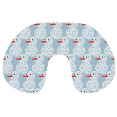 Christmas Wrapping Papers Travel Neck Pillows by Sapixe