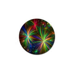 Colorful Firework Celebration Graphics Golf Ball Marker (4 Pack) by Sapixe