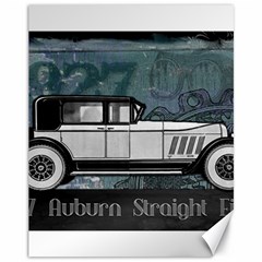 Vintage Car Automobile Auburn Canvas 11  X 14   by Nexatart