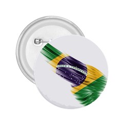 Flag Of Brazil 2 25  Buttons by Sapixe