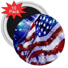 Flag Usa United States Of America Images Independence Day 3  Magnets (10 Pack)  by Sapixe