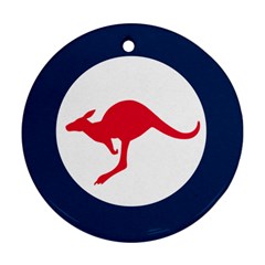 Roundel Of The Australian Air Force Round Ornament (two Sides) by abbeyz71
