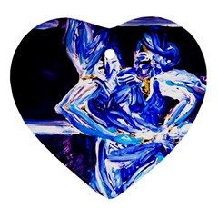Dscf1939 Ballet Dancers-1 Heart Ornament (two Sides) by bestdesignintheworld