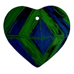 Point Of Equilibrium 5 Ornament (heart) by bestdesignintheworld