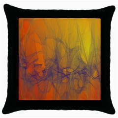 Fiesta Colorful Background Throw Pillow Case (black) by Sapixe
